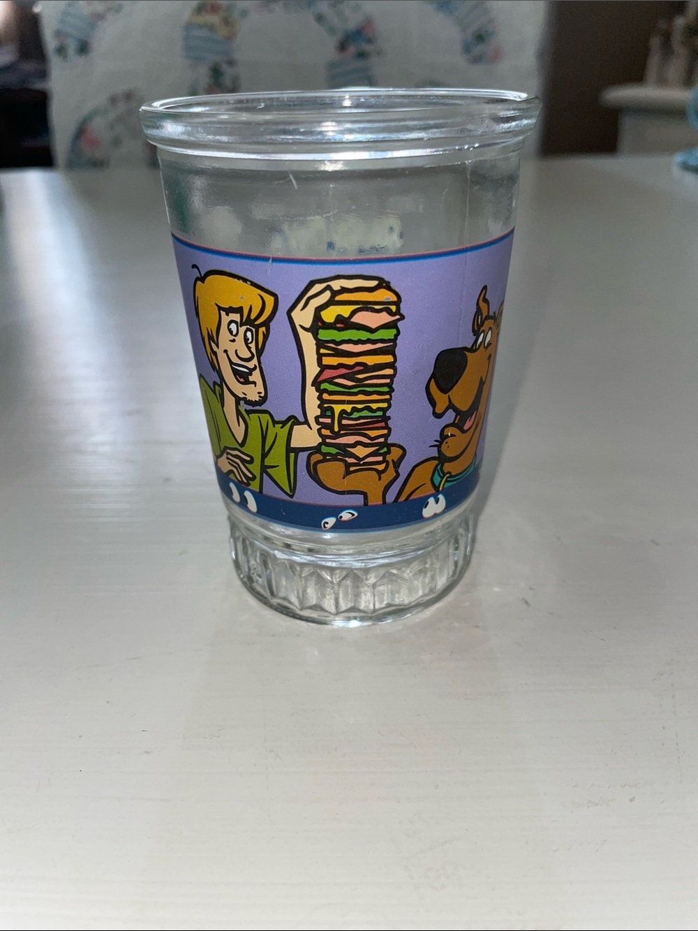 Vintage 1999 Bama Scooby Doo Shaggy Jelly Jar number 5